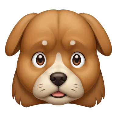 stressed dog sticker