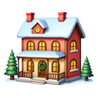 Christmas home sticker