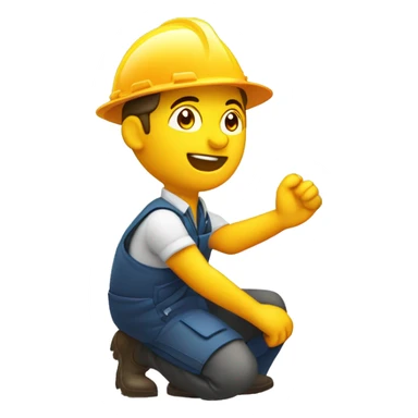 operador de costado apagando una palanca de energia puesta en la pared sticker