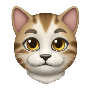 kucing dengan senapan sticker