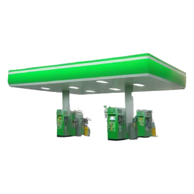 gas station tube sticker