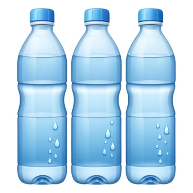 botellas de agua sticker