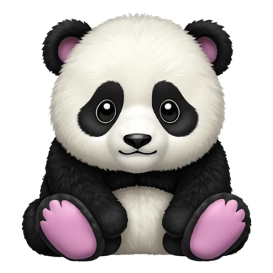 panda wearing uggs sticker