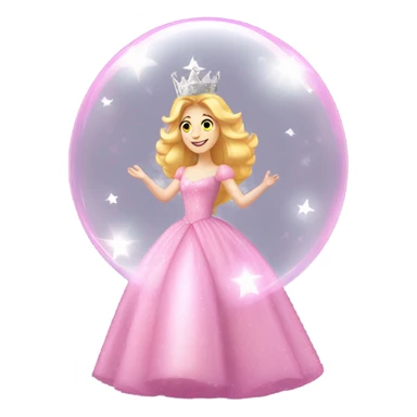 Glinda in a bubble sticker