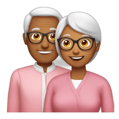 Grandparents in Day St Valentines  sticker