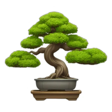 bonsai tree sticker