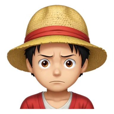 luffy sérieux  sticker