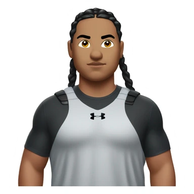 fat mexican kid under armour shirt cornrows sticker