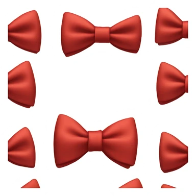 red bow tie sticker