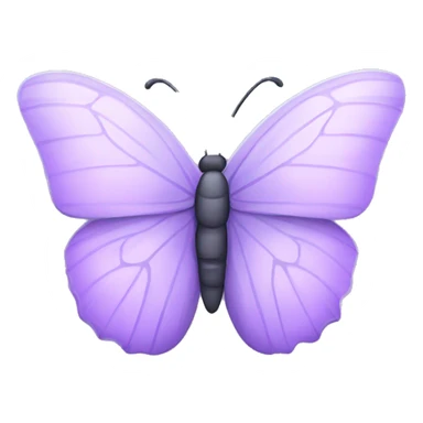 Light purple butterfly sticker