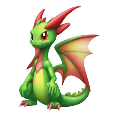 Full body sharp edgy shiny punk colorful Fairy-Flygon-Scyther-grovyle sticker