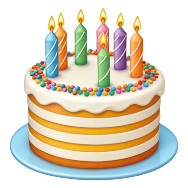 birthday cake bakery sticker