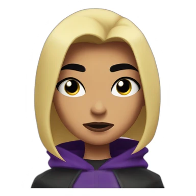 Teen titans go Raven unhooded sticker