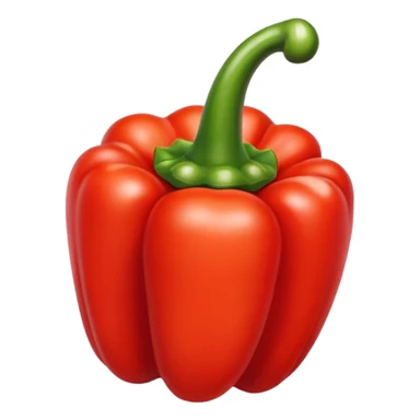 red bell pepper sticker