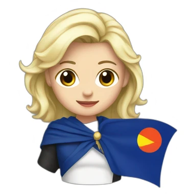 gwen a du flag sticker