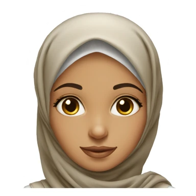a hijabi Egyptian girl sticker