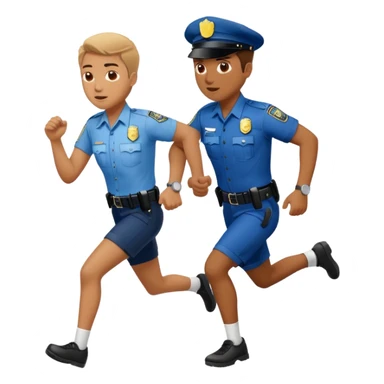 Hırsız polisi kovalıyor sticker