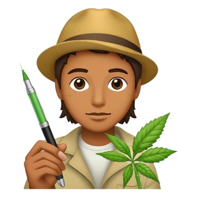weed pen sticker