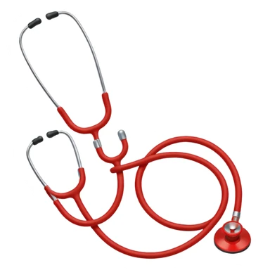 red stethoscope sticker