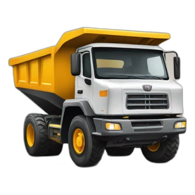 Dumper truck sticker