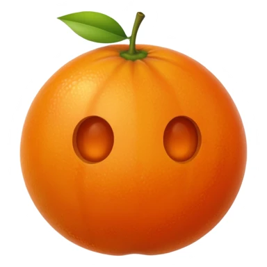 orange fruit sticker