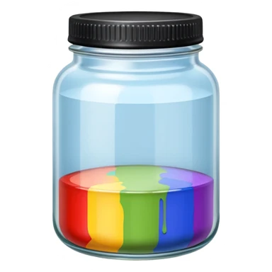 Paint Color Jar sticker