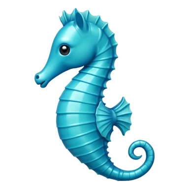 make a blue seahorse emoji  sticker