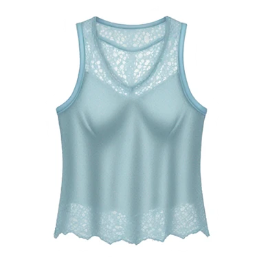 Light blue lace top  sticker