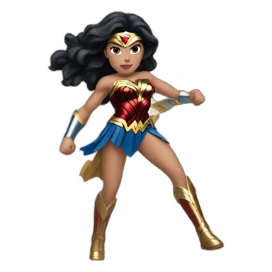 a WOnder Woman sticker