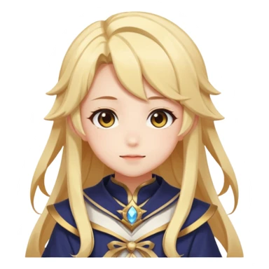 Cute Lumine from Genshin Impact in Photorealistic Hoyoverse Anime Style  sticker