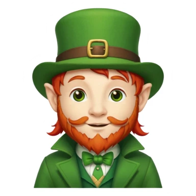 adorable leprechaun sticker