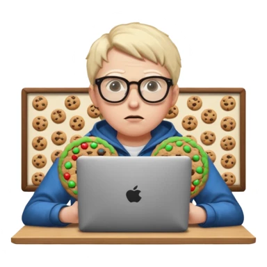 cookie clicker addict sticker