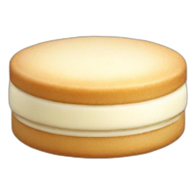 white chocolate alfajor sticker