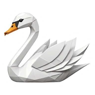 Origami swan like Prison Break version which Michel Scolfild made one. sticker