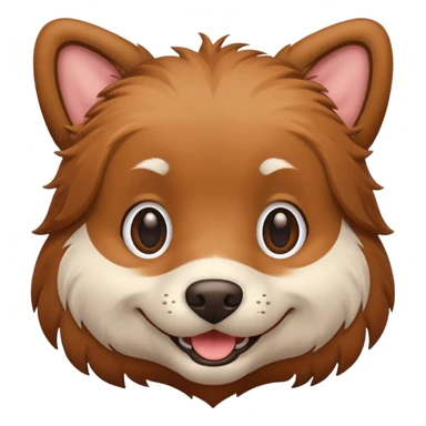 A humanoid dog. sticker