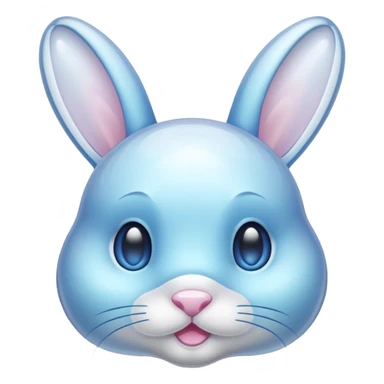 crystal bunny sticker