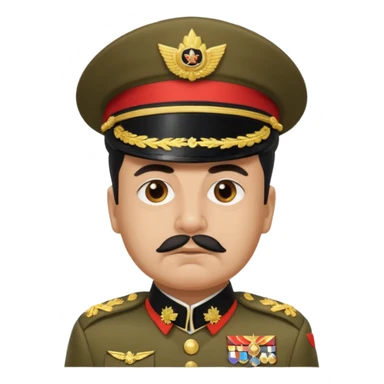 Carlino travestito da duce sticker