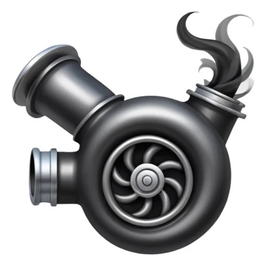 turbo with black smoke sticker