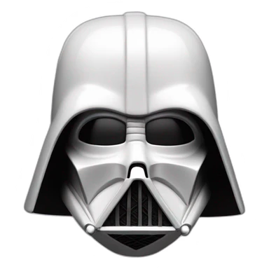 porcelain darth vador mask sticker