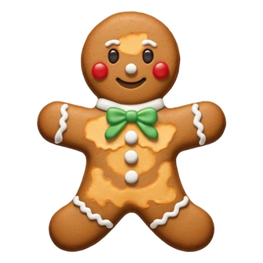 Biscoito de Natal boneco  sticker