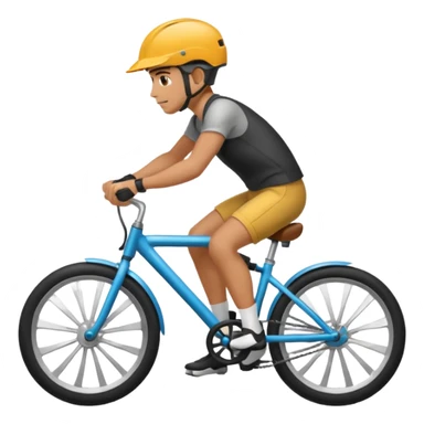 bike rider sticker