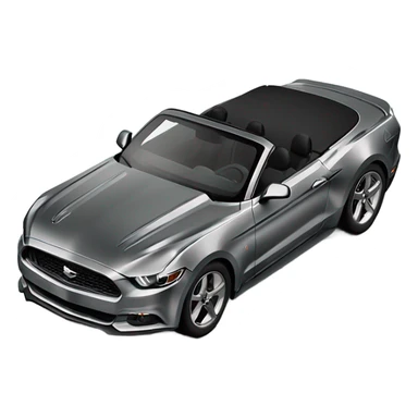 2018 gun metallic mustang convertible top up sticker