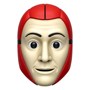 Money heist movie mask sticker