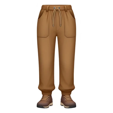 aeshtetic brown and baggy sticker