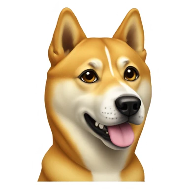 Doge and bitcoin sticker