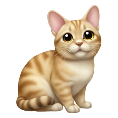 cat british golden chinchilla sticker