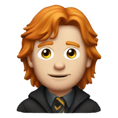 ron, ron weasley, figure sticker