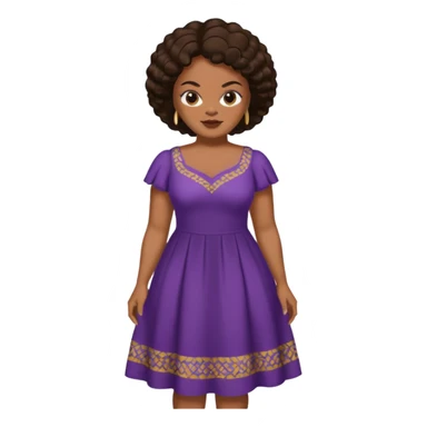 Jill Scott with dark brown hair sticker