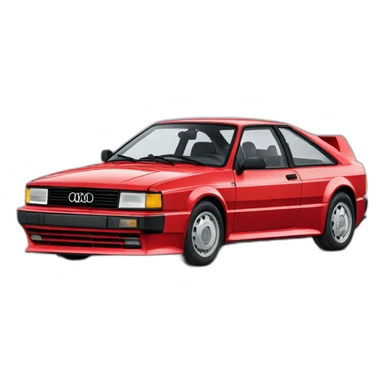 Audi coupe gt 1987 sticker