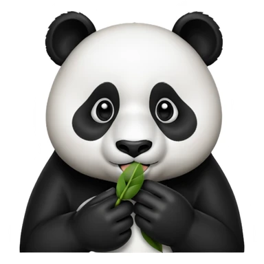 Panda saying shhh sticker
